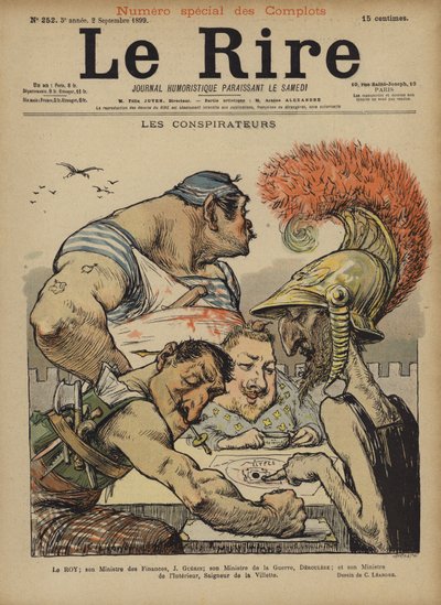 Illusztráció Le Rire alkotó: Charles Leandre