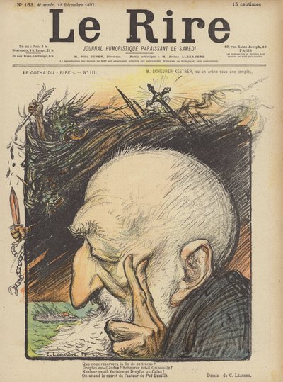 Illusztráció Le Rire alkotó: Charles Leandre