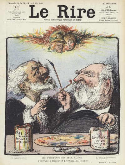 Illusztráció Le Rire alkotó: Charles Leandre
