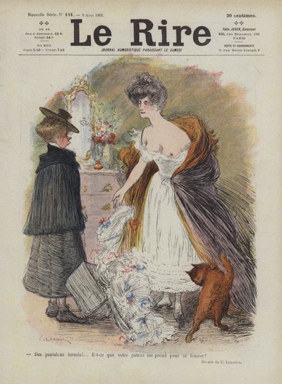 Illusztráció Le Rire alkotó: Charles Leandre