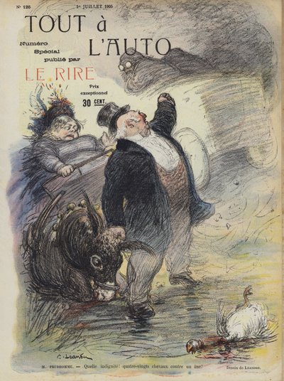 Illusztráció Le Rire alkotó: Charles Leandre