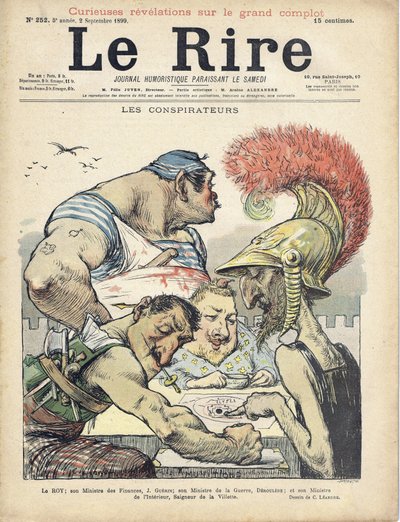 Charles Leandre (1862-1934) illusztrációja a Le Rire borítójára alkotó: Charles Leandre