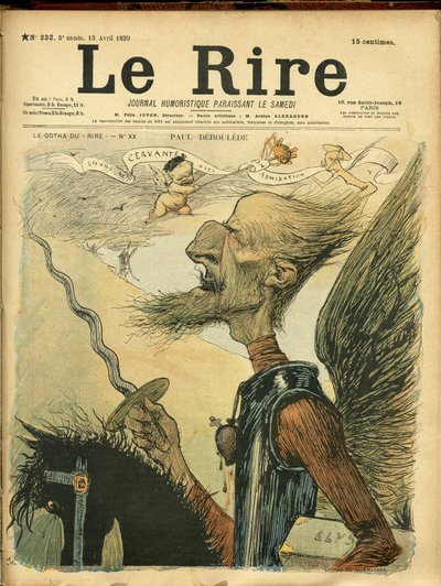 Charles Leandre (1862-1934) illusztrációja a Le Rire borítójára alkotó: Charles Leandre