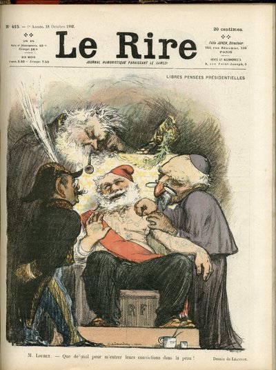 Charles Leandre (1862-1934) illusztrációja a Le Rire borítójára, 2. sz. 415 alkotó: Charles Leandre
