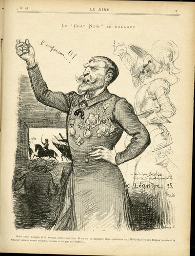 Charles Leandre (1862-1934) illusztrációja a Le Rire-ben alkotó: Charles Leandre