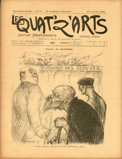 A Quat z művészet alkotó: Charles Leandre