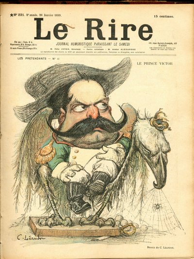 A nevetés, Szatirikus színekben alkotó: Charles Leandre
