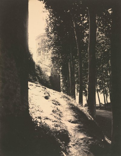 Autun, Ursulines tornya, c. 1860-as évek. alkotó: Charles Lenormand