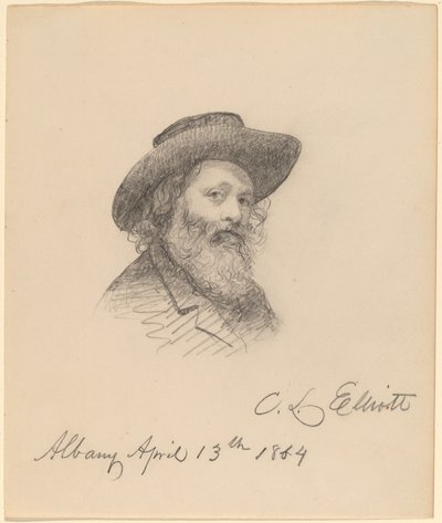 Asa W. Twitchell művész portréja alkotó: Charles Loring Elliott