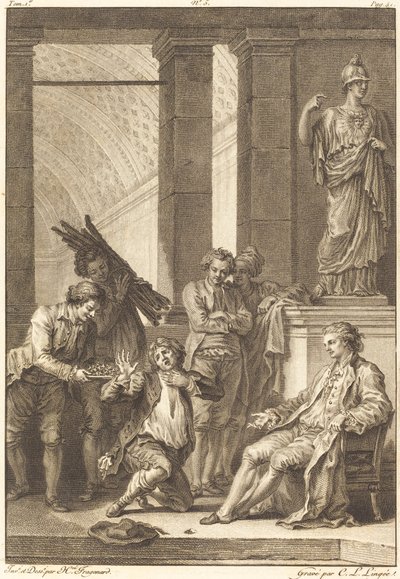 A paraszt alkotó: Charles Louis Lingée after Jean Honoré Fragonard