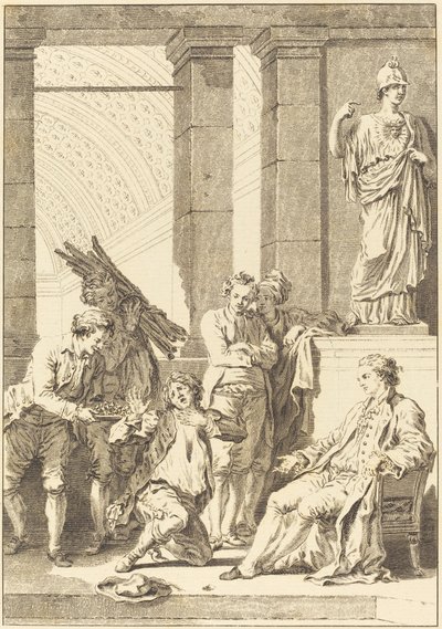 A paraszt alkotó: Charles Louis Lingée after Jean Honoré Fragonard