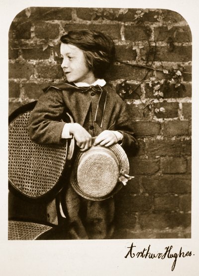 Arthur Hughes, Jr, 1863. október 12. (szépia fotó) alkotó: Charles Lutwidge Dodgson