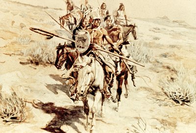 A Warriors visszatérése alkotó: Charles Marion Russell