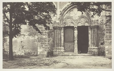 Villeneuve le Comte-templom, Seine-et-Marne (Villeneuve le Comte-templom, Seine-et-Marne) alkotó: Charles Marville