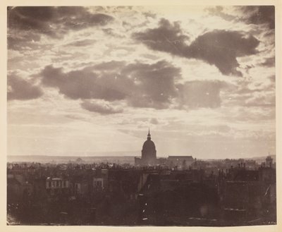 Felhőtanulmány Párizs felett alkotó: Charles Marville