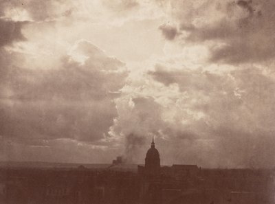 Felhőtanulmány a párizsi Panthéon fölött alkotó: Charles Marville