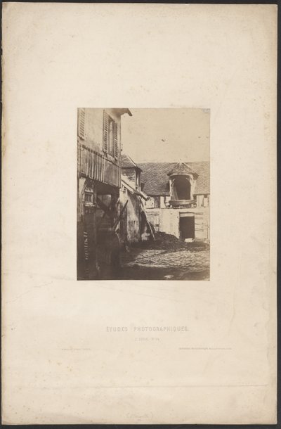 [Cour de ferme] / [Egy parasztház udvara] alkotó: Charles Marville