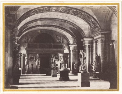 A kariatidák terme a Louvre Múzeumban alkotó: Charles Marville