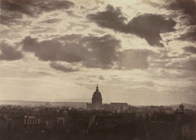 Untitled Cloud Study with Les Invalides, 1860. alkotó: Charles Marville