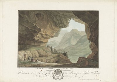 Kilátás a tájra a Sárkány-barlangból Vue de la Caverne du Dragon dans le Canton d