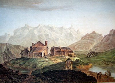 Gotthard Hospice 1785 alkotó: Charles Melchior Descourtis