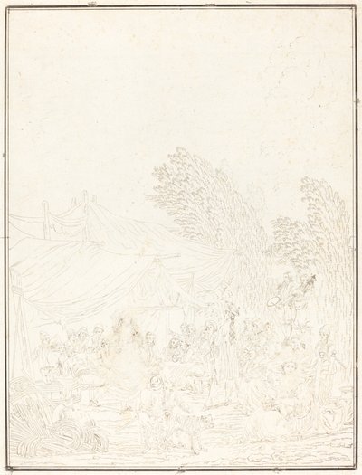 Noce de Village falusi esküvő, 1785. alkotó: Charles Melchior Descourtis