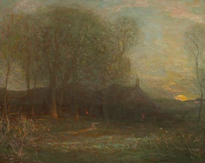 The Harvest Moon, kb. 1908. alkotó: Charles Melville Dewey