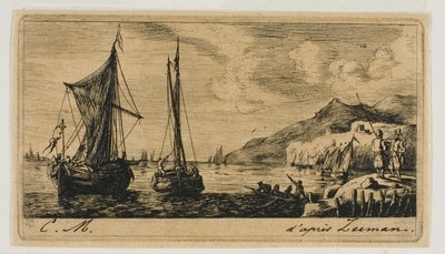 Calais hajók Vlissingenben alkotó: Charles Meryon