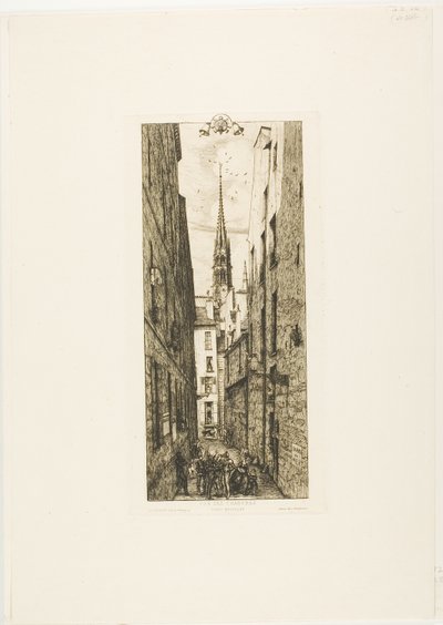 Chantrey Street, Párizs alkotó: Charles Meryon