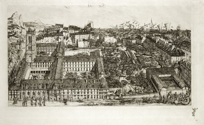 IV. Henrik Főiskola és a Napóleon Lycee, 1864 alkotó: Charles Meryon