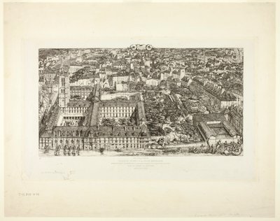 IV. Henrik Főiskola (vagy Napóléon Lycée), Párizs alkotó: Charles Meryon