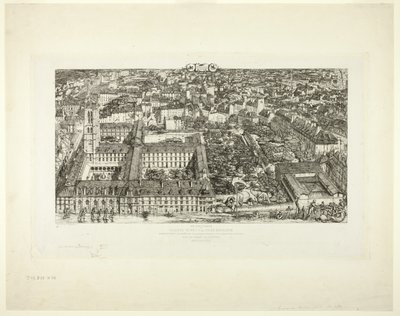 IV. Henrik Főiskola (vagy Napóléon Lycée), Párizs alkotó: Charles Meryon