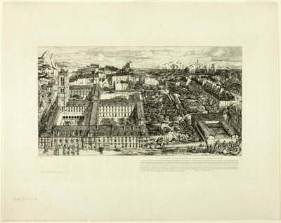 IV. Henrik Főiskola (vagy Napóléon Lycée), Párizs alkotó: Charles Meryon