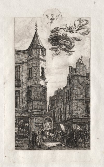Párizs rézkarcai: Turret, rue de l