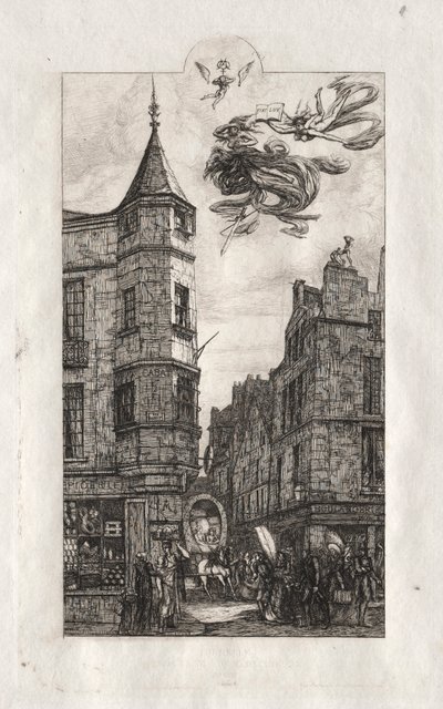 Párizs rézkarcai: Torony, rue de l