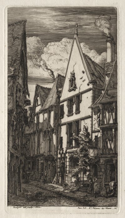 Párizs rézkarcai: Bourges-ban alkotó: Charles Meryon