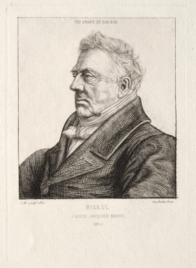 L. J. Marie Bizeul, breton régész alkotó: Charles Meryon