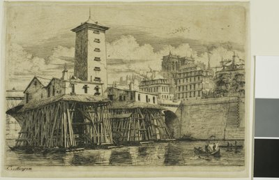 Notre-Dame szivattyú, Párizs alkotó: Charles Meryon