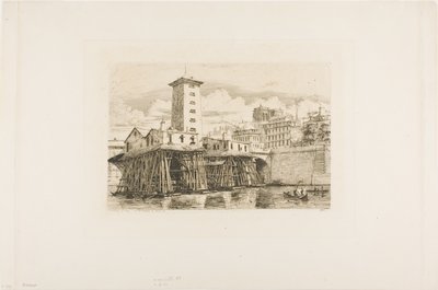Notre Dame szivattyú, Párizs alkotó: Charles Meryon
