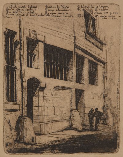 A Rosszfiúk utcája  –  1854 alkotó: Charles Meryon
