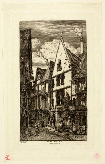 Rue des Toiles, Bourges alkotó: Charles Meryon