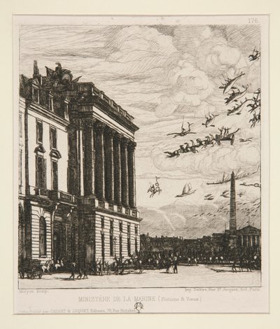 Le Ministre de la Marine (Haditengerészeti Minisztérium) alkotó: Charles Meryon