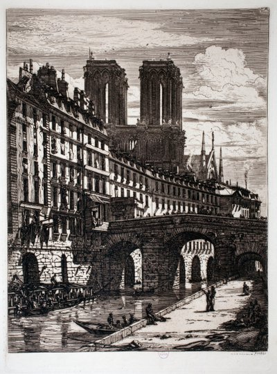 Die kleine Brücke alkotó: Charles Meryon