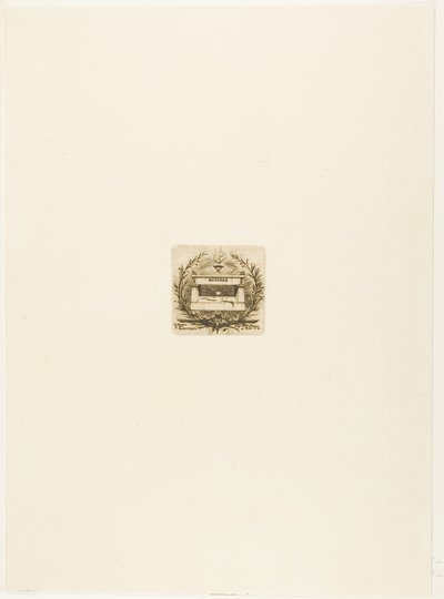 Molière sírja, Père-Lachaise temető, Párizs alkotó: Charles Meryon