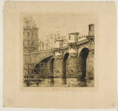 Pont Neuf, Párizs alkotó: Charles Meryon