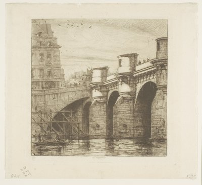 Pont Neuf, Párizs alkotó: Charles Meryon