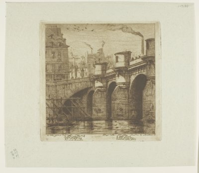 Pont Neuf, Párizs alkotó: Charles Meryon