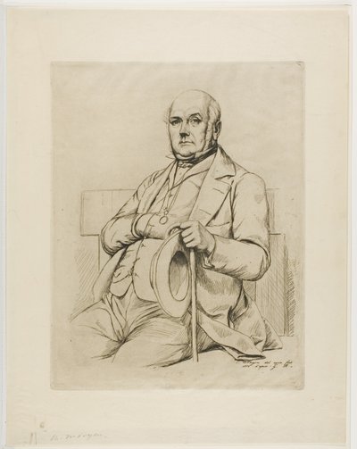 Mese Kázmér portréja alkotó: Charles Meryon
