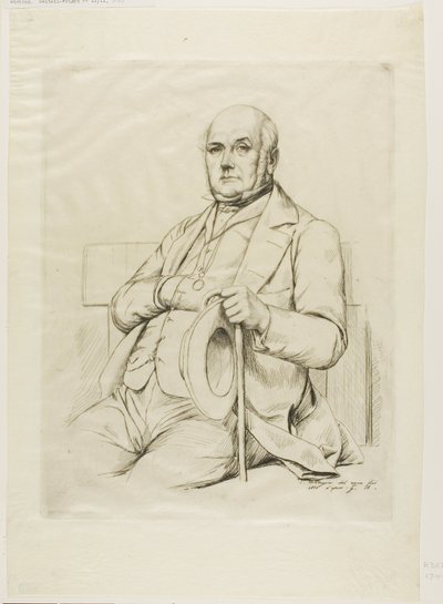 Mese Kázmér portréja alkotó: Charles Meryon