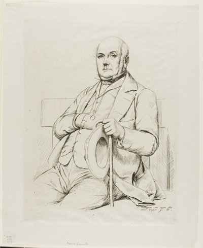 Mese Kázmér portréja alkotó: Charles Meryon